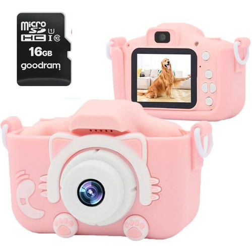 Kinder Tragbare Digitalkamera Kompaktkamera Fotoapparat Digitalkamera Kultivier - Bild 2 von 16