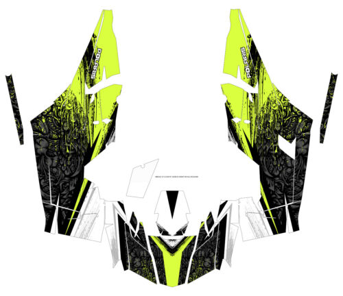 UTV Graphics Kit Side X Side Decal Sticker Wrap For Polaris RZR RS1 2018+ B.A.W - Picture 10 of 10