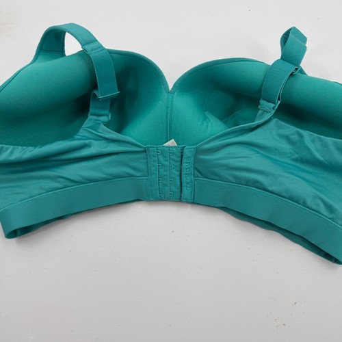 Lane Bryant Cacique Bra Size 44DDD Green Lightly Lined Wireless - Picture 3 of 11