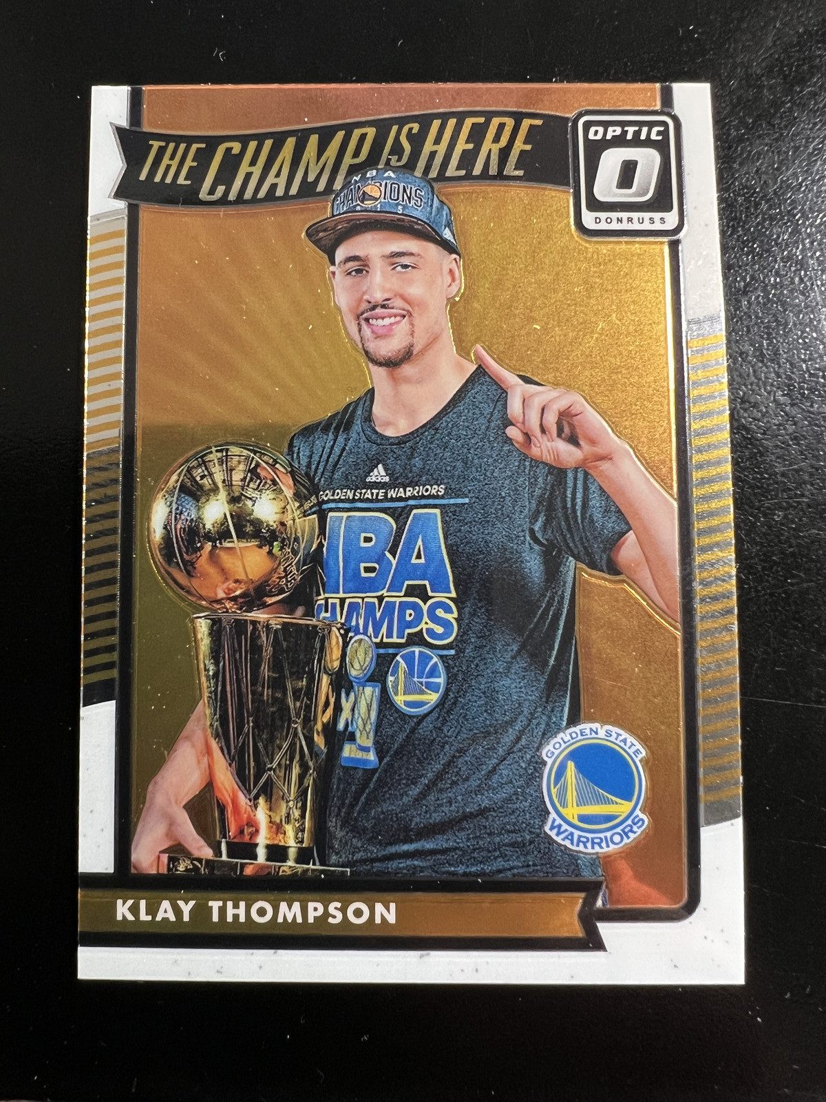 2016 Panini Donruss Optic The Champ is Here Holo Silver Prizm Klay Thompson #4