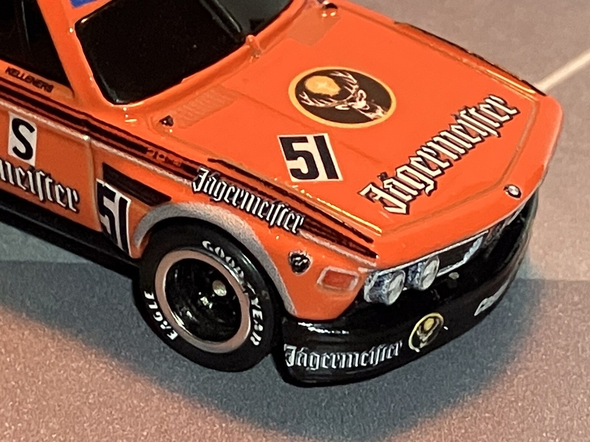 1/64 Custom Hot Wheels BMW 3.0 CSL w/real riders