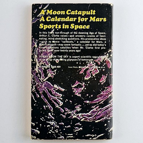 Voices From the Sky Arthur C. Clarke 1967 Vintage Science Futurism PB Book X1686 - Imagen 2 de 4