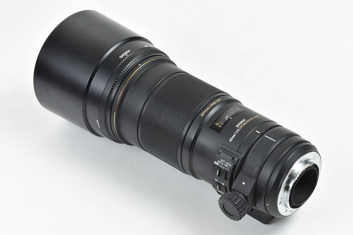 SIGMA AF APO MACRO 180mm F2.8 EX DG OS HSM SONY with hood SIGMA AF APO MACRO 180mm F2.8 EX DG OS HSM SONY with hood