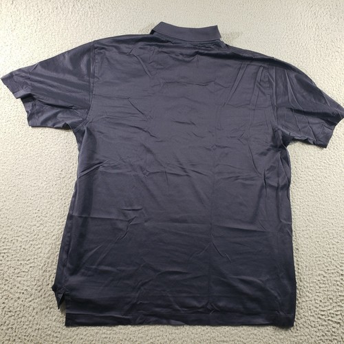 Camisa Brooks Brothers Para Hombre Grande Azul Polo Rendimiento Tejido Golf Algodón Elástico - Imagen 8 de 9
