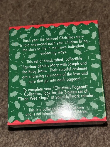 Vintage Hallmark 1997 Merry Miniatures The Nativity 2-teiliges Set - Bild 3 von 3