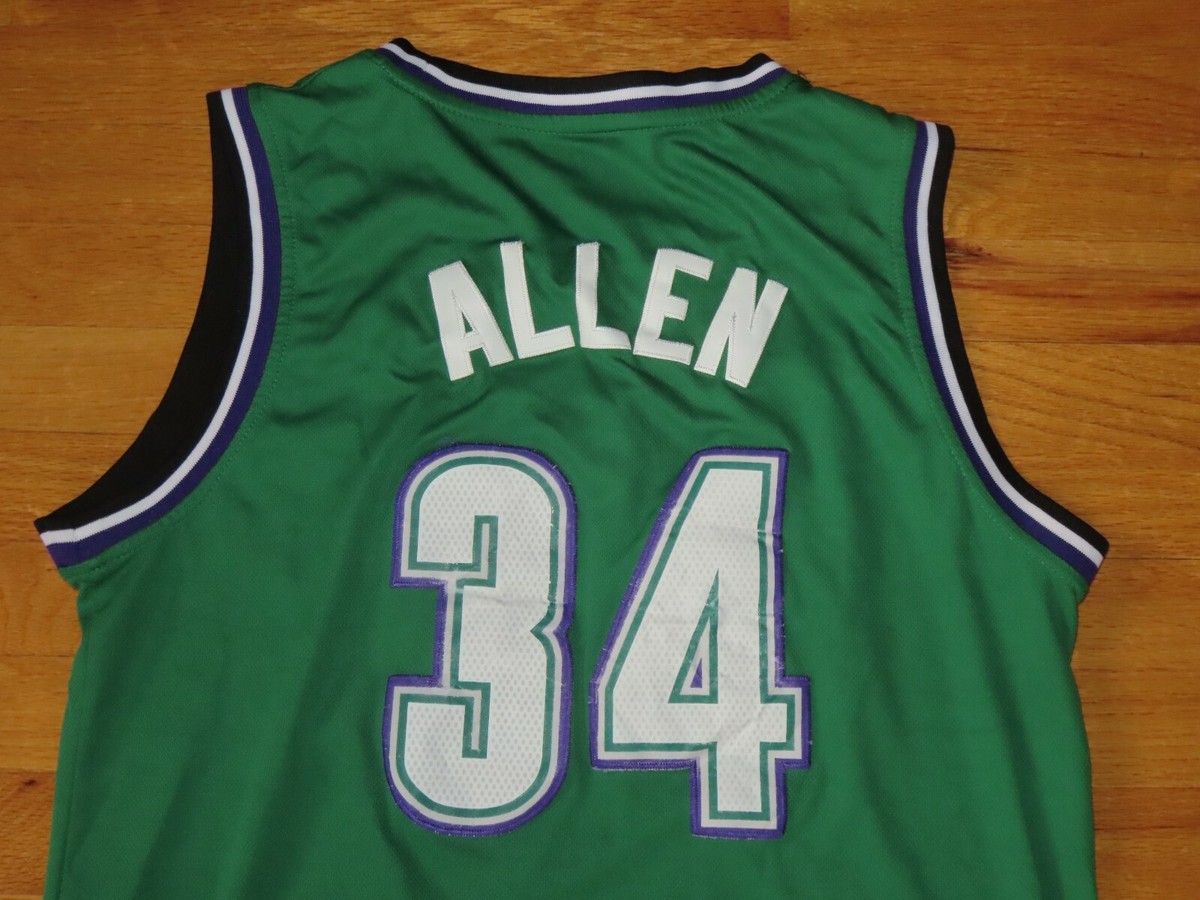 Adidas RAY ALLEN No. 34 MILWAUKEE BUCKS (Size LG) Basketball