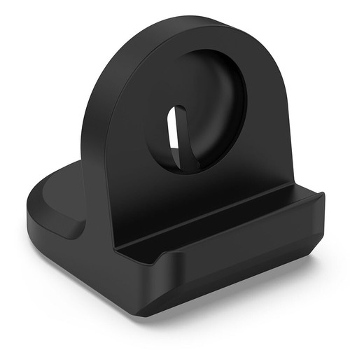 Silicone Charging Stand Non-Slip for Google Pixel Watch 3 41mm 45mm (Black) - Photo 8 sur 12