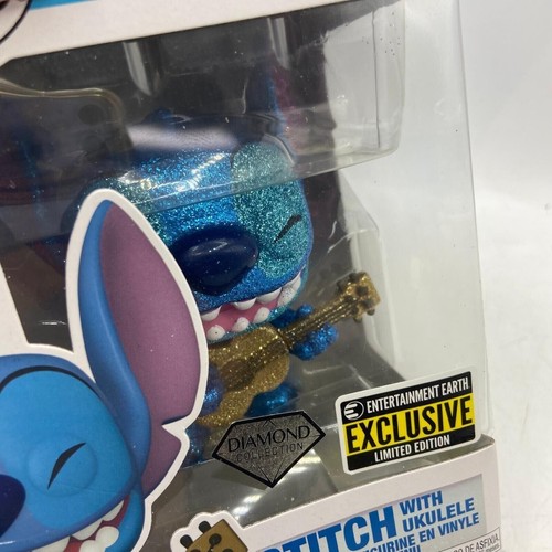 Funko Pop Lilo & Stitch: Stitch with Ukulele Diamond Glitter Figure 1044 - Picture 10 of 10
