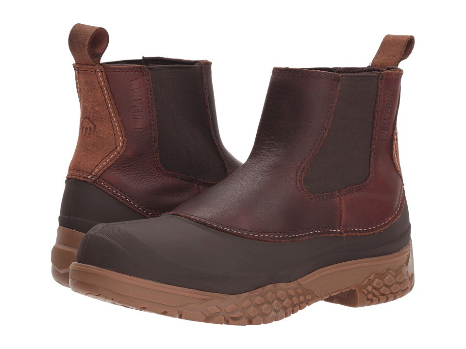 New Men's Wolverine W30188 Yak Waterproof Brown Brun Chelsea Work Boots New Men's Wolverine W30188 Yak Waterproof Brown Brun Chelsea Work Boots