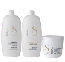 Semi Di Lino Diamond Illuminating Normal Hair Kit 3 Itens - Alfaparf Milano