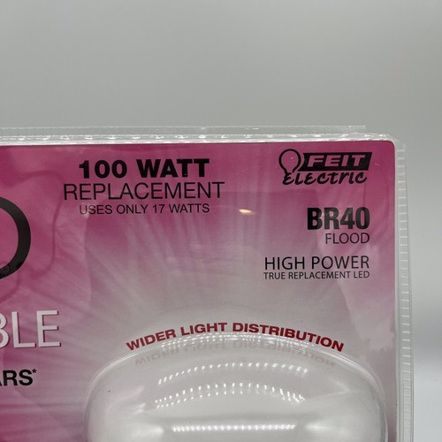 Feit Electric Conserv-Energy Dimmable BR40 LED 17 Watt Flood Light Bulb Soft Wh. - Picture 3 of 5