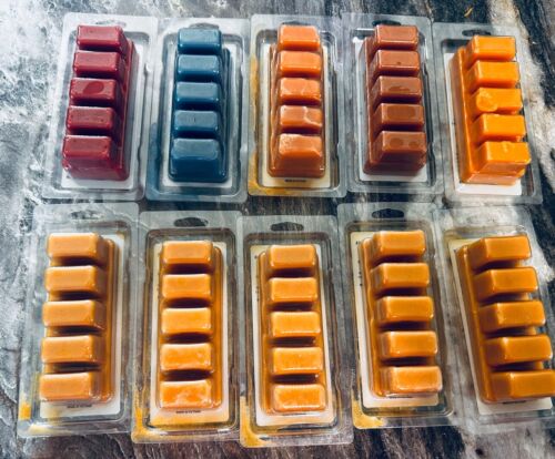 Autumn Fall Scents Wax Melts Perfect Harvest Lot Of 10 Apple Pumpkin Maple New! - Picture 2 of 4