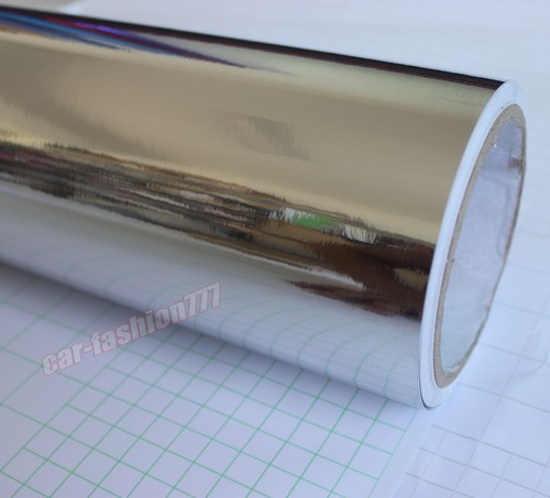 Espejo entero plateado para automóvil cromo vinilo pegatina PVC flexible AB - Imagen 10 de 10