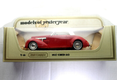 ハウンド・ドッグ/19802005 RED BOX / PHANTOM LINE VINTAGE Matchbox 1937 Cord Model 812 Convertible Phantom