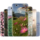 dessana Blumenwiese Schutz Hülle Case Handy Tasche passend für Huawei