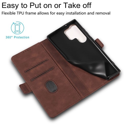 Funda/Protector de Pantalla de Cuero Magnético para Samsung S25 Ultra S25 Plus 5G - Imagen 15 de 39
