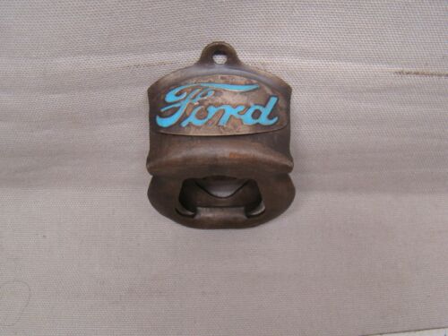 vintage style Ford script bottle opener wall mount opener Ford bottle opener
