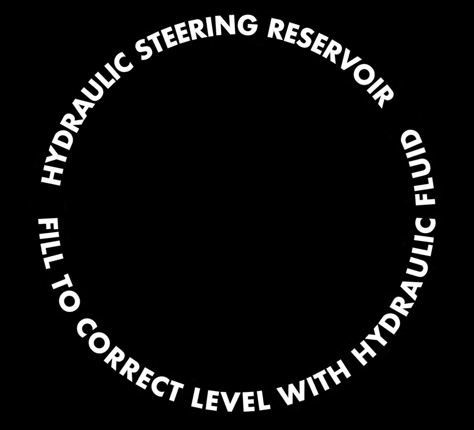 Наклейка на крышку насоса гидроусилителя руля 1952-1953 Oldsmobile 88 98 Fiesta & Super 88 лазер - Изображение 4 из 4