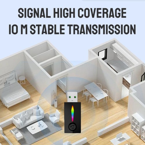 Bluetooth 5.3 Transmitter Plug and Play Compatible TV Mobile Phone ✨y A8L5 C2A3 - Picture 8 of 19