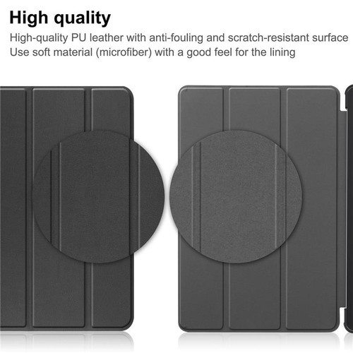 Hybrid Case For Blackview Oscal Pad 10 2023 10.1 Flip Tablet Leather Stand Cover - Afbeelding 7 van 27