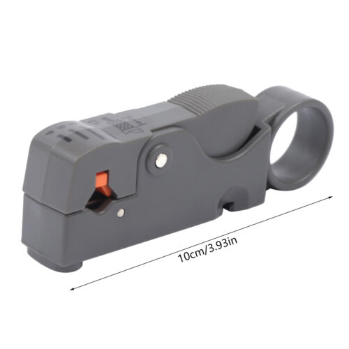 Coaxial Cable Stripper Tool Wire Cutter RG58 RG59 RG62 RG6 Coax Stripping Rotary - Picture 2 of 8