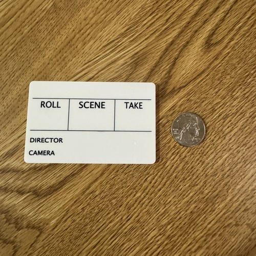 Insert Slate For Video Production | Mini Slate | Macro Micro Slate - Bild 1 von 4