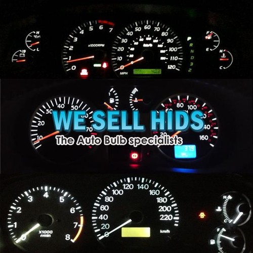 T5 WHITE 2 SMD INTERIOR DASHBOARD UPGRADE LED BULBS WEDGE CANBUS NO ERROR - Foto 4 di 6