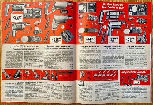 Vintage Sears Craftsman 1955 Power Tools Catalog, 51 pages - Picture 6 of 8