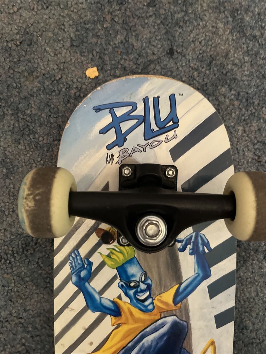 Nash Boards 1998 Skateboard, Blu and Bayou, Double Sided Nash Boards 1998 Skateboard, Blu and Bayou, Double Sided