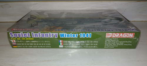 2013 Soviet Infantry Winter 1941 Model Kit #6744 by Dragon 1:35 - NIB - Picture 4 of 8