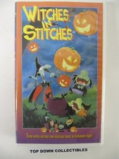Witches In Stitches,    Clam Shell VHS Movie   Just In Time For Halloween!!