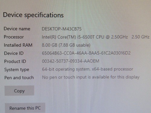 Hp Elitedesk 800 G3 Mini I5 6500t 2 5ghz 256gb Nvme Ssd 8gb Ram Windows 10 Pro Ebay Hp Elitedesk 800 G3 Mini I5 6500t 2 5ghz 256gb Nvme Ssd 8gb Ram Windows 10 Pro Ebay