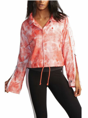 zipper tape cropped coaches jacket