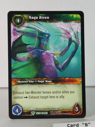Naga Siren - Reign of FIRE - Singles - 146/197 - ungewöhnlich - WoW TCG - Bild 8 von 11