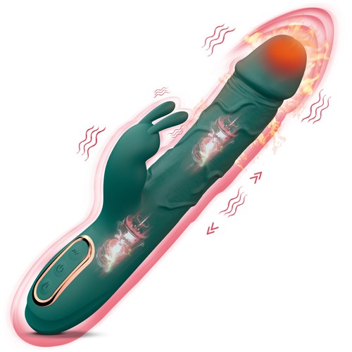 Rabbit Big Huge Large Vibrator G-Spot Dildo Adult Sex Toys For Women Realistic - Picture 14 of 17
