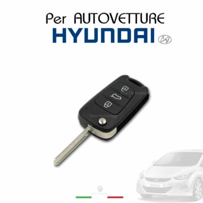 1NEISMARTECH GUSCIO CHIAVE SCOCCA 3 TASTI PER TELECOMANDO HYUNDAI I10 I20 I30 IX20 IX35 NEW