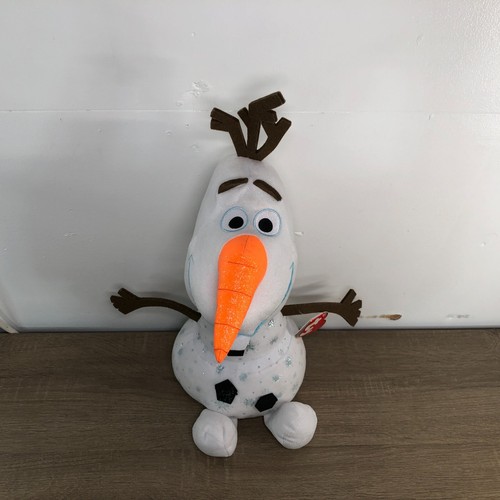 TY Beanie Buddies Collection Disney Frozen 2 Olaf Plush Stuffed Animal Jumbo 18" - Picture 3 of 14