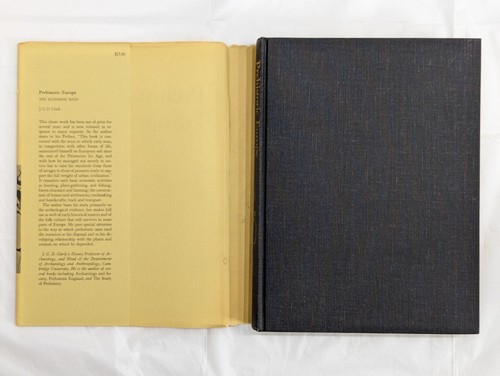 Prehistoric Europe The Economic Basis J. G. D. Clark 1968 HC DJ Stanford Univ - Picture 9 of 24