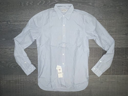 Camisa de algodón suave RRL Ralph Lauren 2010 doble RL despojada ribete pequeña S - Imagen 1 de 11