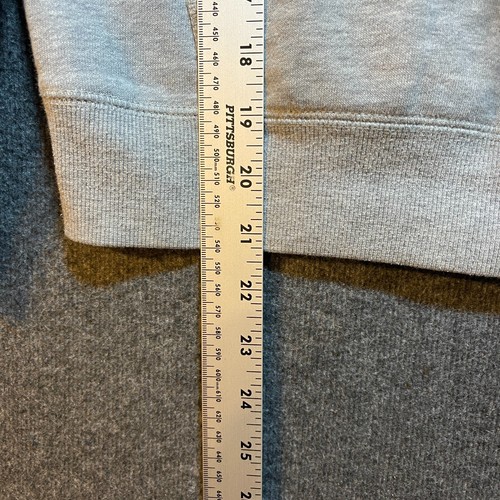 CHAMPION Sweater Boys Medium Gray Blue Spell Out Embroidered Logo Hoodie Youth. - Picture 7 of 12