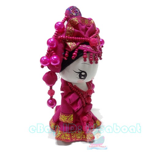 (19~21cm tall) Q-Doll Headwear Beauty Girl Figurine Doll Chinese Ethnic Minority - Picture 112 of 133