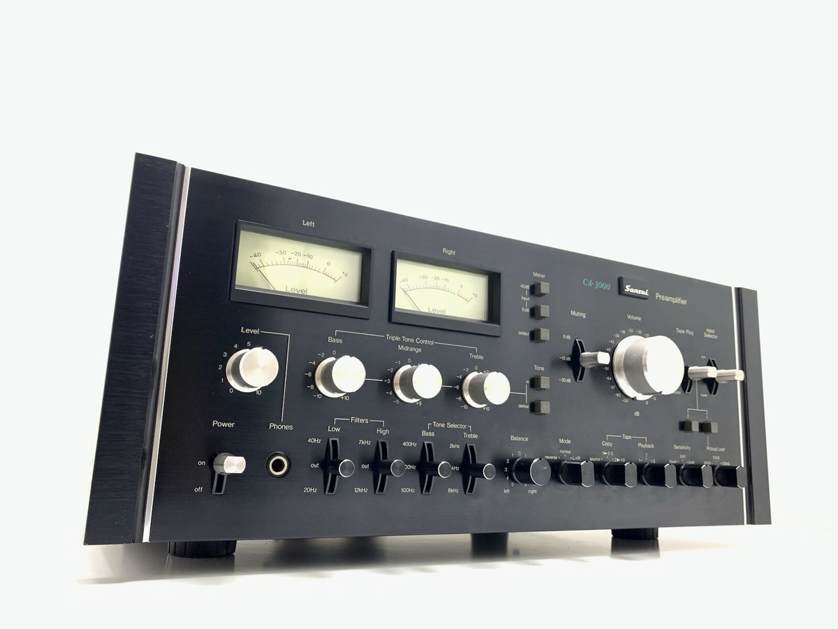 SANSUI CA 3000 Stereo Pre Amplifier Vintage 1975 High End SANSUI CA 3000 Stereo Pre Amplifier Vintage 1975 High End