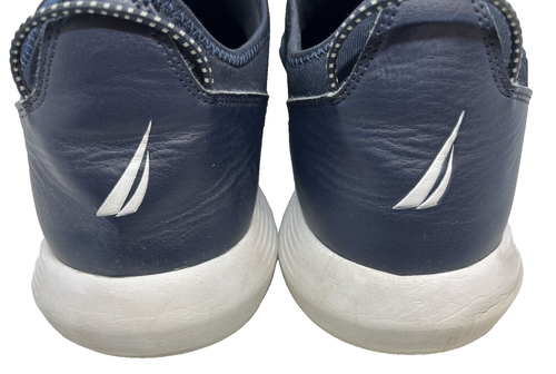 MENS NAUTICA NAVY BLUE SLIP-ON SNEAKERS SIZE US 13 - Picture 6 of 7