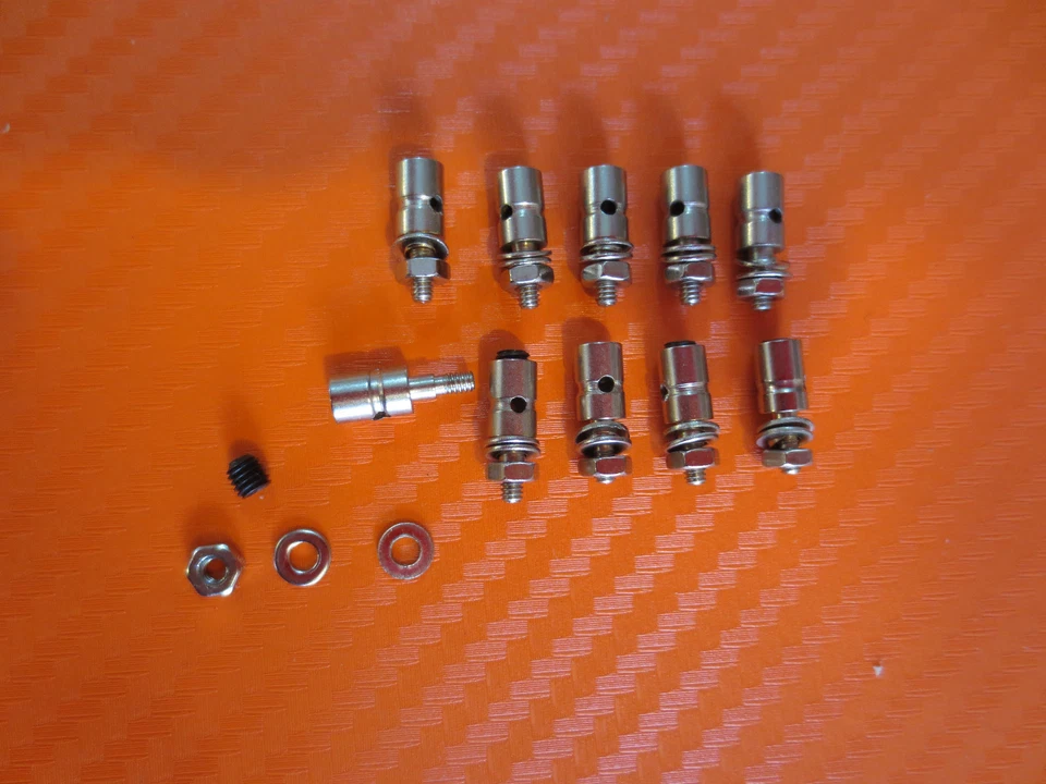 10X Servo Gestänge Gestängeanschluss 1,7mm Ruderhörner Servoarm Ruderhorn Horn