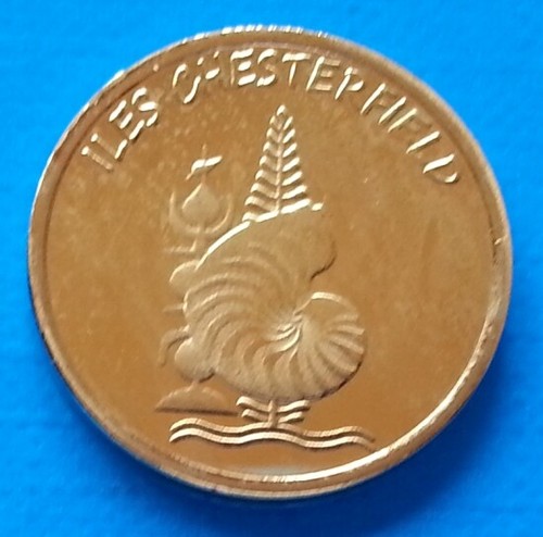 Chesterfield - New Caledonia 5 francs 2015 UNC Orca Killer Whale Shell unusual - Picture 2 of 2