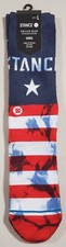 STANCE x Dwyane Wade Collection Glory USA Casual Crew Socks Size LG 6-12