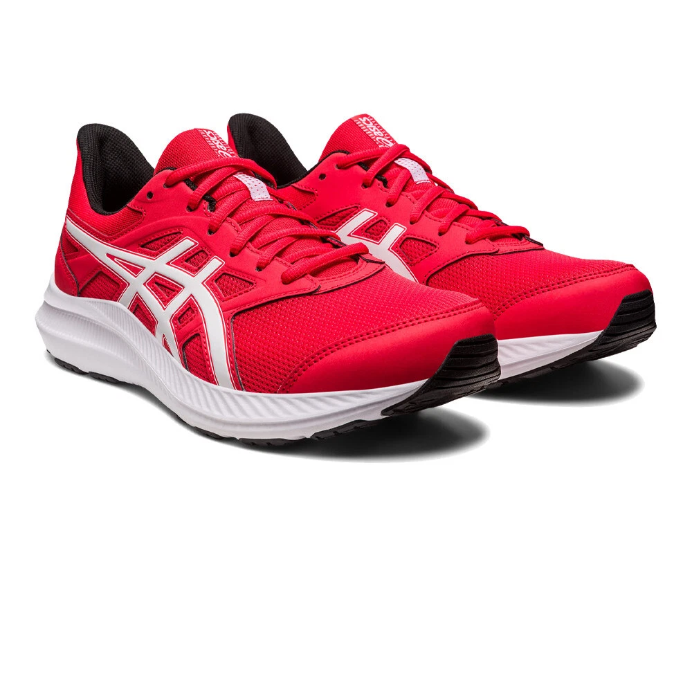 Mens red asics trainers sale
