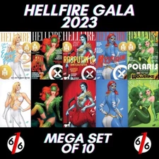 🔥 HELLFIRE GALA 2023 DAVID NAKAYAMA Trade Dress & Virgin Variant Set Of 10