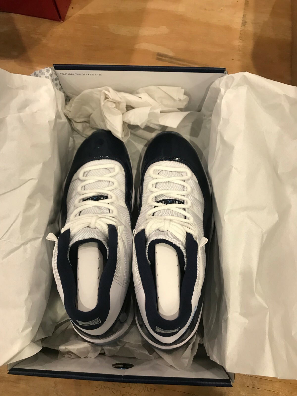 Nike Nike Nike Air Jordan Retro 11 XI Win Like 82 378037-123 White University bluee SZ 11 de7850 Nike Nike Nike Air Jordan Retro 11 XI Win Like 82 378037-123 White University bluee SZ 11 de7850