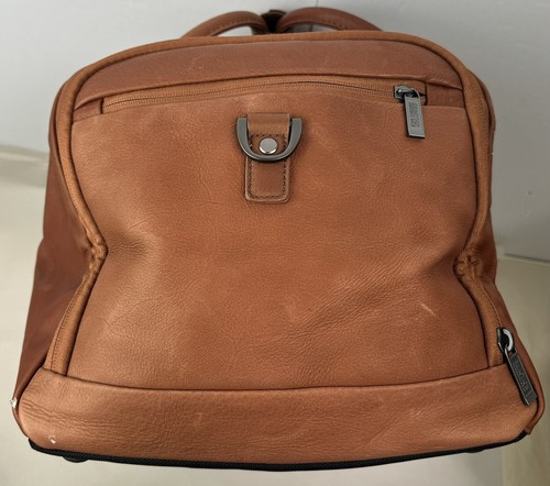 KENNETH COLE REACTION Colombian Leather 20" Single Compartment Top Load Duffel - Picture 10 of 18